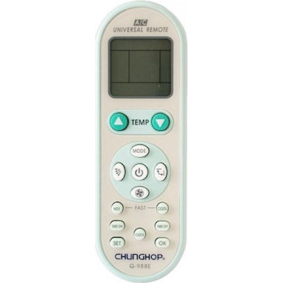 Chunghop Universal Τηλεχειριστήριο για Κλιματιστικό Q-988Ε