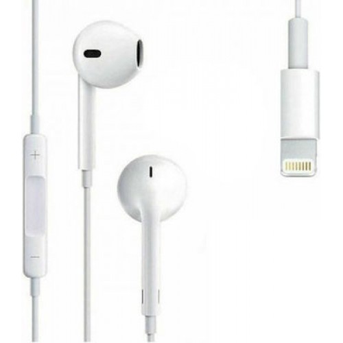 Vonk ER04 Earbuds Handsfree με Βύσμα Lightning Λευκό