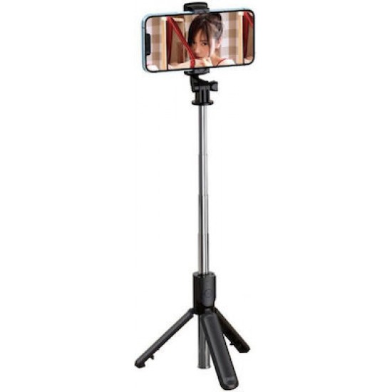 XO SS09 Selfie Stick Μαύρο Τρίποδο Κινητού