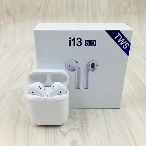 TWS i13 Earbud Bluetooth Handsfree Ακουστικά  Λευκά