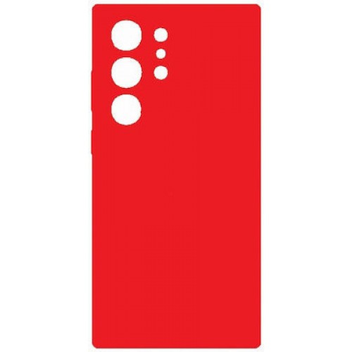Samsung Galaxy S23 Ultra Θήκη Σιλικόνη Κόκκινη 