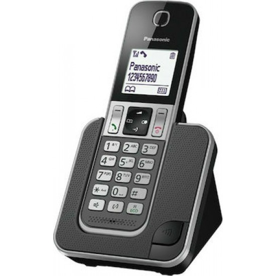 Ασύρματο Ψηφιακό Τηλέφωνο Panasonic KX-TGD310GRG Λειτουργία Ενδοεπικοινωνίας  Baby Monitor Γκρί