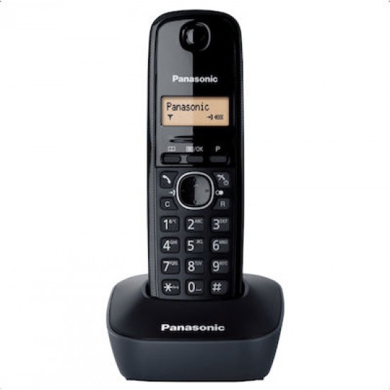 Ασύρματο Ψηφιακό Τηλέφωνο Panasonic KX-TG1611GRH Μαύρο