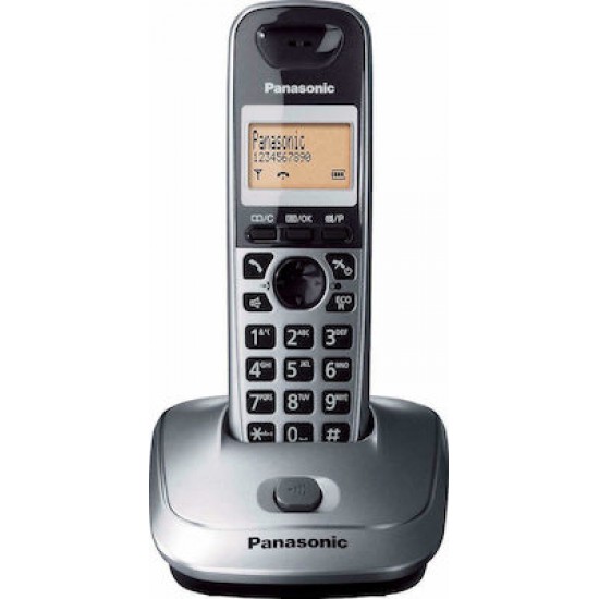 Ασύρματο Ψηφιακό Τηλέφωνο Panasonic KX-TG2511GRM Ασημί