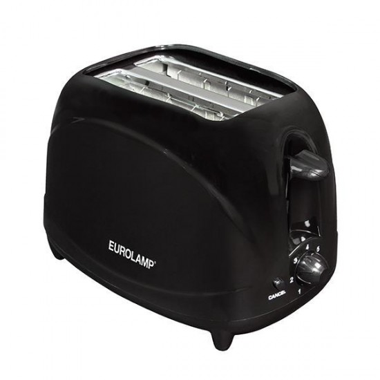 Φρυγανιέρα 2 Θέσεων 700W Μαύρη